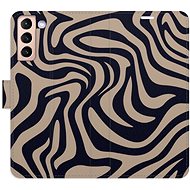 iSaprio Flip Case Zebra Black 02 for Samsung Galaxy S21 - Phone Case