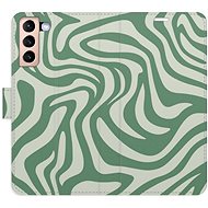 iSaprio Flip Case Zebra Green 02 for Samsung Galaxy S21 - Phone Case