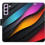 iSaprio Flip Case Color Waves for Samsung Galaxy S21 FE 5G - Phone Case