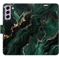 iSaprio Flip case Emerald 02 for Samsung Galaxy S21 FE 5G - Phone Case