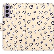 iSaprio Flip case Heart Light 02 for Samsung Galaxy S21 FE 5G - Phone Case