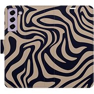 iSaprio Flip Case Zebra Black 02 for Samsung Galaxy S21 FE 5G - Phone Case