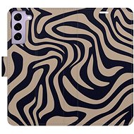 iSaprio Flip Case Zebra Black 02 for Samsung Galaxy S22 5G - Phone Case