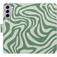 iSaprio Flip Case Zebra Green 02 for Samsung Galaxy S22 5G - Phone Case