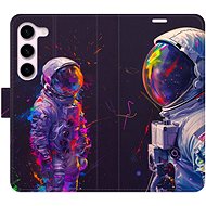 iSaprio Flip Case Neon Astronaut 02 for Samsung Galaxy S23 5G - Phone Case