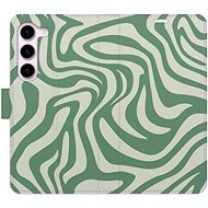 iSaprio Flip Case Zebra Green 02 for Samsung Galaxy S23 5G - Phone Case