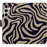 iSaprio Flip Case Zebra Black 02 for Samsung Galaxy S23 FE - Phone Case