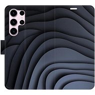 iSaprio Flip case Dark Waves for Samsung Galaxy S23 Ultra - Phone Case