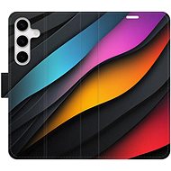 iSaprio Flip Case Color Waves for Samsung Galaxy S24 - Phone Case