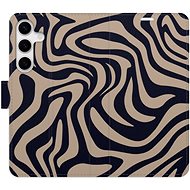 iSaprio Flip Case Zebra Black 02 for Samsung Galaxy S24 - Phone Case