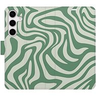 iSaprio Flip Case Zebra Green 02 for Samsung Galaxy S24 - Phone Case