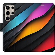 iSaprio Flip Case Color Waves for Samsung Galaxy S24 Ultra - Phone Case