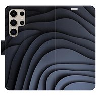 iSaprio Flip case Dark Waves for Samsung Galaxy S24 Ultra - Phone Case
