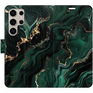 iSaprio Flip Case Emerald 02 for Samsung Galaxy S24 Ultra - Phone Case