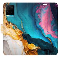 iSaprio Flip case Colourful Marble for Vivo Y21 / Y21s / Y33s - Phone Case