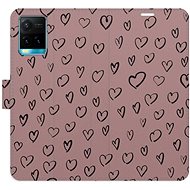iSaprio Flip case Heart Dark 02 for Vivo Y21 / Y21s / Y33s - Phone Case