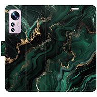 iSaprio Flip case Emerald 02 for Xiaomi 12 / 12X - Phone Case