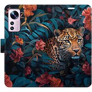 iSaprio Flip Case Flower Jaguar 02 for Xiaomi 12 / 12X - Phone Case