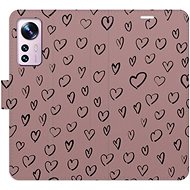 iSaprio Flip case Heart Dark 02 for Xiaomi 12 / 12X - Phone Case