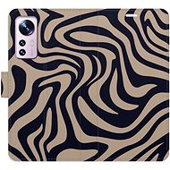 iSaprio Flip Case Zebra Black 02 for Xiaomi 12 / 12X - Phone Case