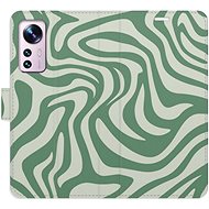 iSaprio Flip Case Zebra Green 02 for Xiaomi 12 / 12X - Phone Case