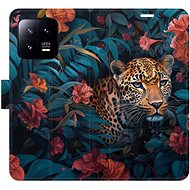 iSaprio Flip Case Flower Jaguar 02 for Xiaomi 13 - Phone Case