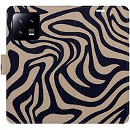 iSaprio Flip Case Zebra Black 02 for Xiaomi 13 - Phone Case