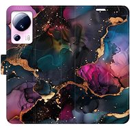 iSaprio Flip case Dark Marble for Xiaomi 13 Lite - Phone Case