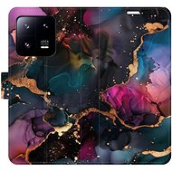 iSaprio Flip case Dark Marble for Xiaomi 13 Pro - Phone Case