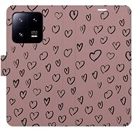 iSaprio Flip case Heart Dark 02 for Xiaomi 13 Pro - Phone Case