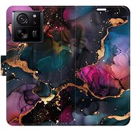 iSaprio Flip case Dark Marble for Xiaomi 13T / 13T Pro - Phone Case