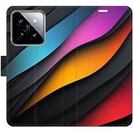 iSaprio Flip case Color Waves for Xiaomi 14 - Phone Case