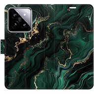 iSaprio Flip case Emerald 02 for Xiaomi 14 - Phone Case