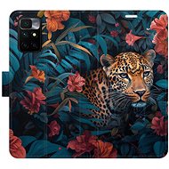 iSaprio Flip case Flower Jaguar 02 for Xiaomi Redmi 10 - Phone Case