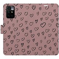 iSaprio Flip case Heart Dark 02 for Xiaomi Redmi 10 - Phone Case