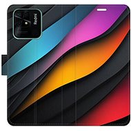 iSaprio Flip case Color Waves for Xiaomi Redmi 10C - Phone Case