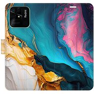 iSaprio Flip case Colourful Marble for Xiaomi Redmi 10C - Phone Case