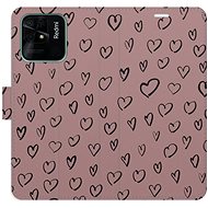 iSaprio Flip case Heart Dark 02 for Xiaomi Redmi 10C - Phone Case