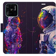 iSaprio Flip Case Neon Astronaut 02 for Xiaomi Redmi 10C - Phone Case