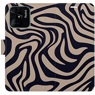 iSaprio Flip case Zebra Black 02 for Xiaomi Redmi 10C - Phone Case