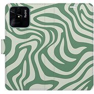 iSaprio Flip case Zebra Green 02 for Xiaomi Redmi 10C - Phone Case