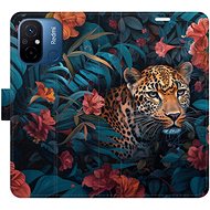 iSaprio Flip case Flower Jaguar 02 for Xiaomi Redmi 12C - Phone Case