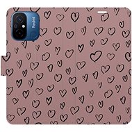 iSaprio Flip case Heart Dark 02 for Xiaomi Redmi 12C - Phone Case