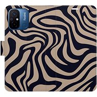 iSaprio Flip case Zebra Black 02 for Xiaomi Redmi 12C - Phone Case