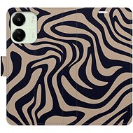 iSaprio Flip case Zebra Black 02 for Xiaomi Redmi 13C - Phone Case