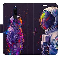 iSaprio Flip Case Neon Astronaut 02 for Xiaomi Redmi 8 - Phone Case