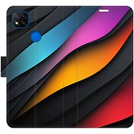 iSaprio Flip case Color Waves for Xiaomi Redmi 9C - Phone Case