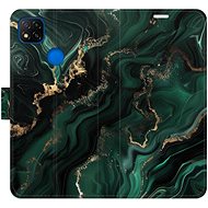 iSaprio Flip case Emerald 02 for Xiaomi Redmi 9C - Phone Case
