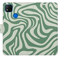iSaprio Flip case Zebra Green 02 for Xiaomi Redmi 9C - Phone Case