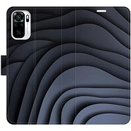 iSaprio Flip case Dark Waves for Xiaomi Redmi Note 10 / Note 10S - Phone Case